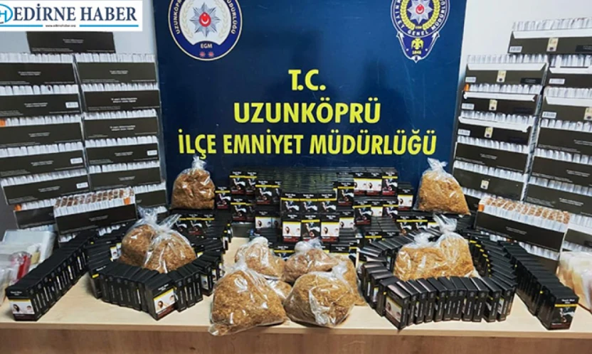 17 bin 500 doldurulmuş makaron ele geçirildi