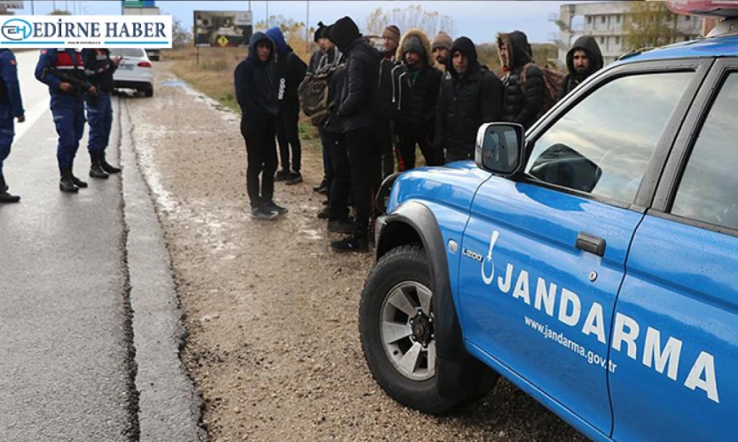 18 düzensiz göçmen yakalandı