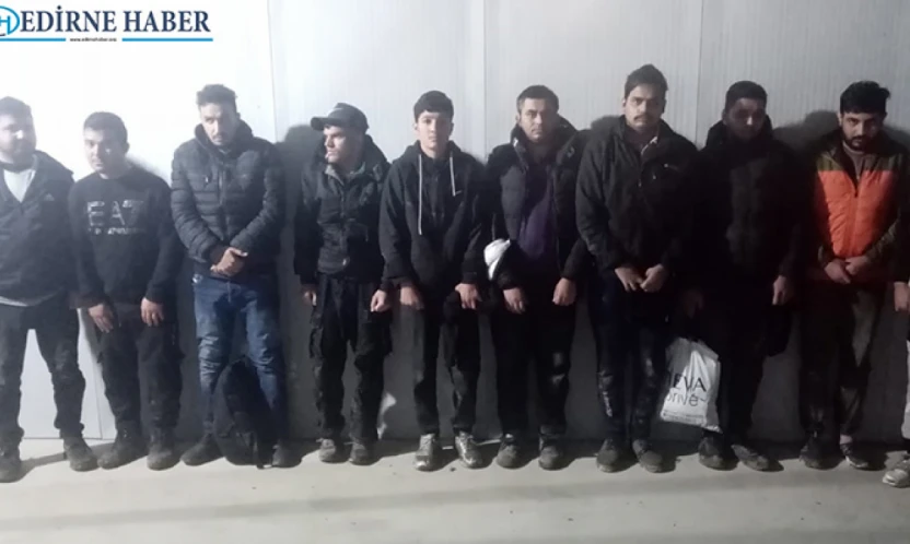20 düzensiz göçmen yakalandı