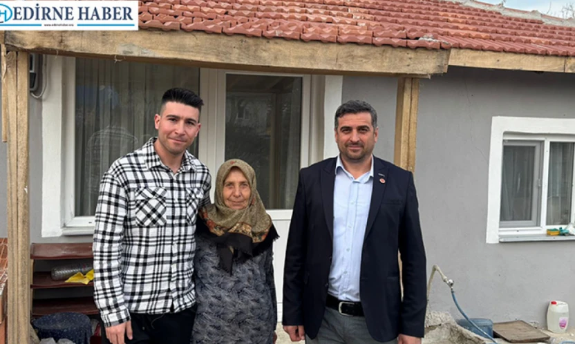 72 yaşındaki yaşlı kadına hayırseverlerin desteğiyle ev yaptırıldı