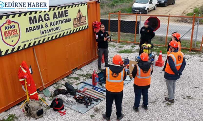 Arama kurtarmada eğitim seferberliği MAG AME SAR sahada