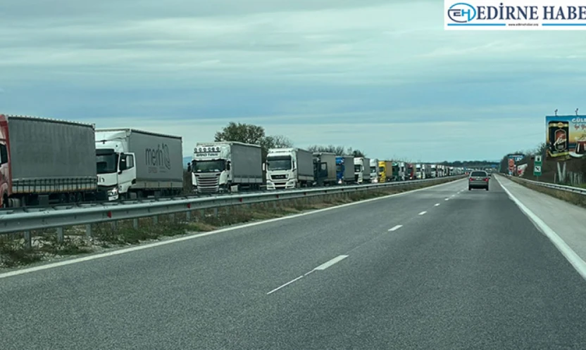 Avrupa dönüşü TIR'lara takıldı, Bulgaristan'da 25 kilometrelik kuyruk