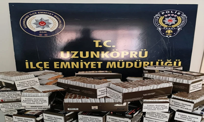 Binlerce kaçak makaron yakalandı