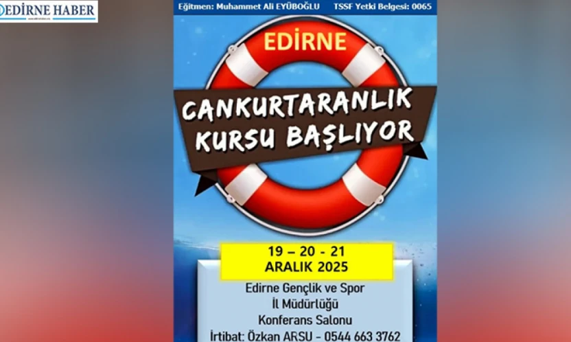 Cankurtaranlık kursu başlıyor
