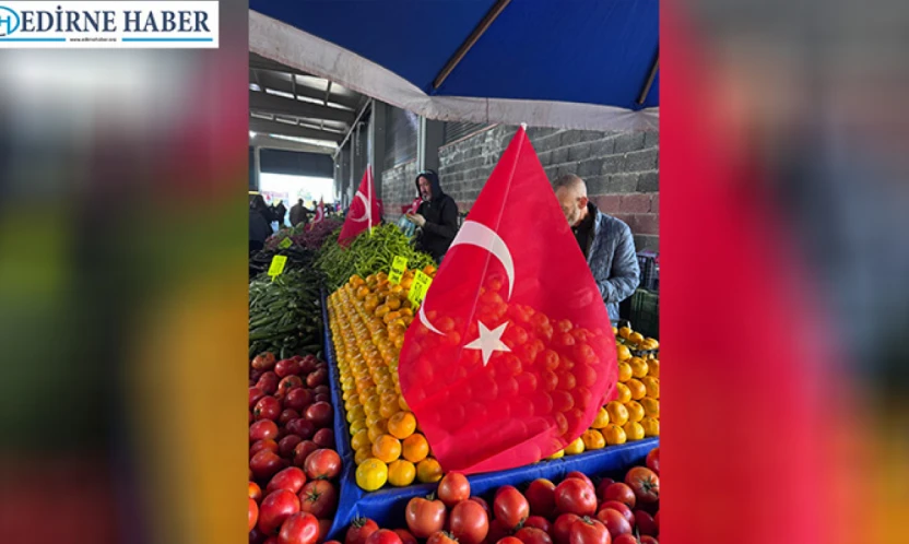 Cumhuriyet Bayramı coşkusu Çarşamba Pazarı'nı renklendirdi