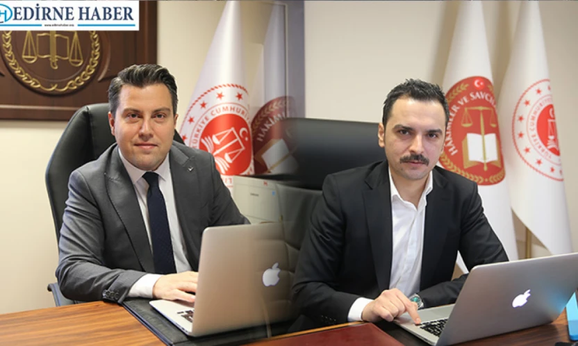 Edirne Cumhuriyet Başsavcı Vekilleri Yıldız ve İpek, 'Yılın Kareleri'ni oyladı