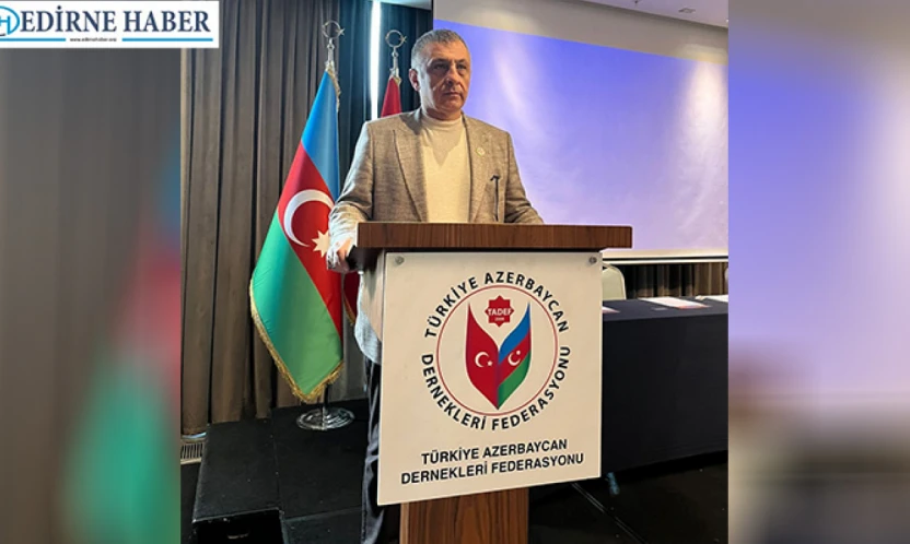 Edirne'de 8 Kasım Azerbaycan Zafer Günü Gururla Kutlandı