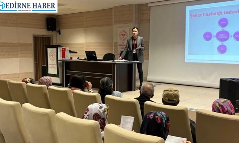 Edirne'de Diyabet Okulu başarıyla tamamlandı