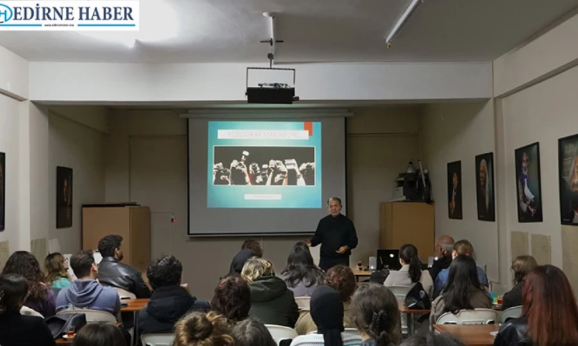 Edirne'de gençlere fotoğrafçılık eğitimi