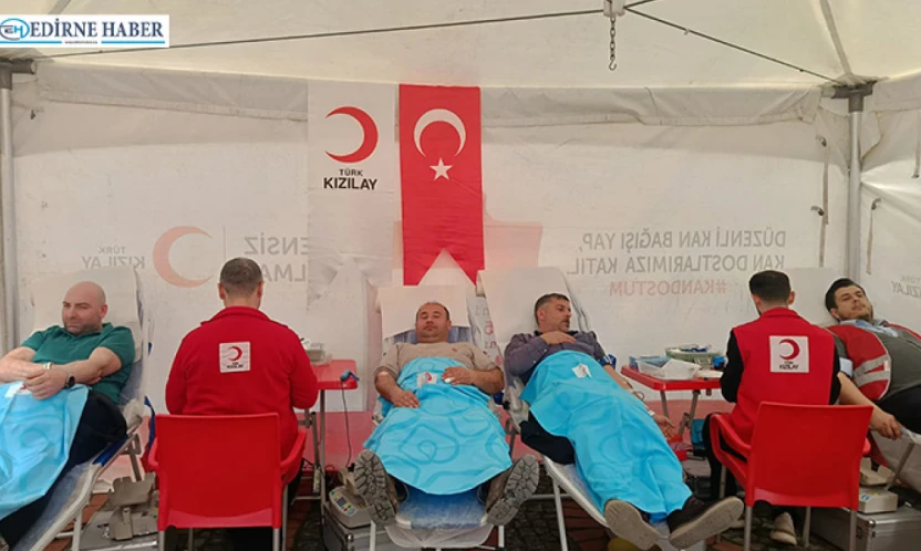 Edirne'de 'İyilik Kanımızda Var' seferberliği başlatıldı