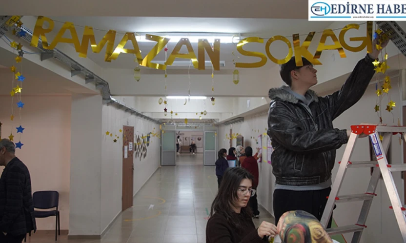 Edirne'de öğrencilerden Ramazan'a özel hazırlık