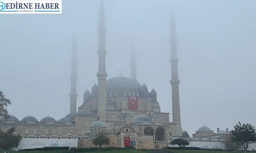 Edirne'de sis etkili oldu