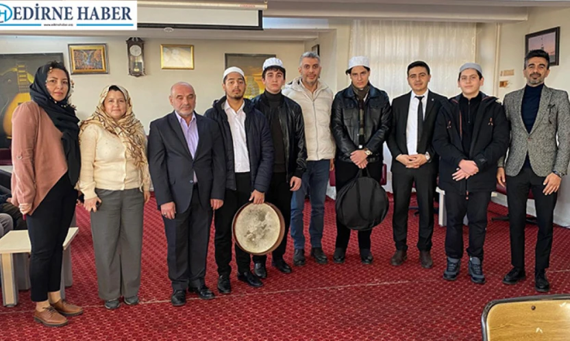 Edirne Huzurevi'nde kandil buluşması