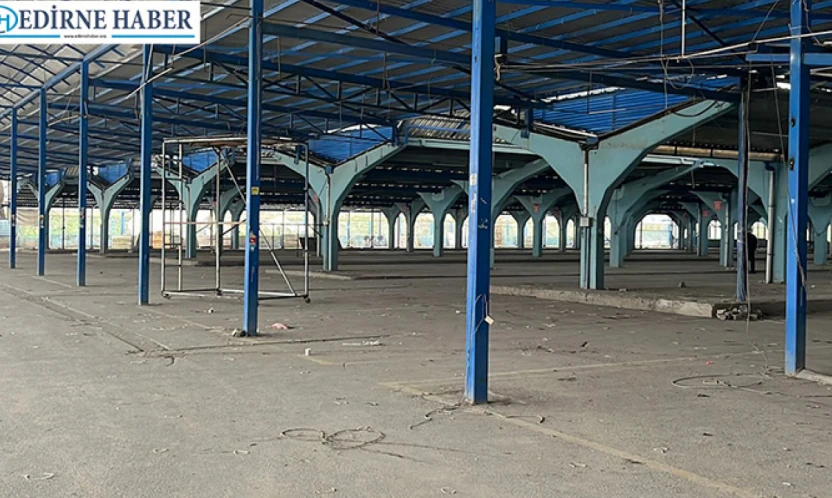 Edirne'nin simgelerinden Ulus Pazarı faaliyetine son verdi