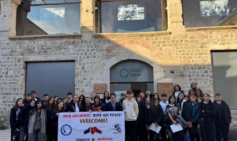 Edirne ve Köstence'den öğrenciler aynı atölyede üretti