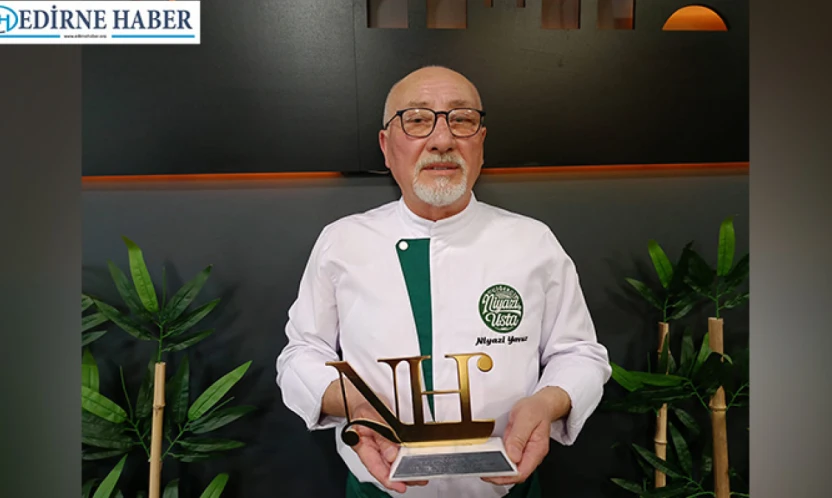 Edirneli Ciğerci Niyazi Yavuz'a 'Türkiye'nin en iyi ciğer restoranı' ödülü