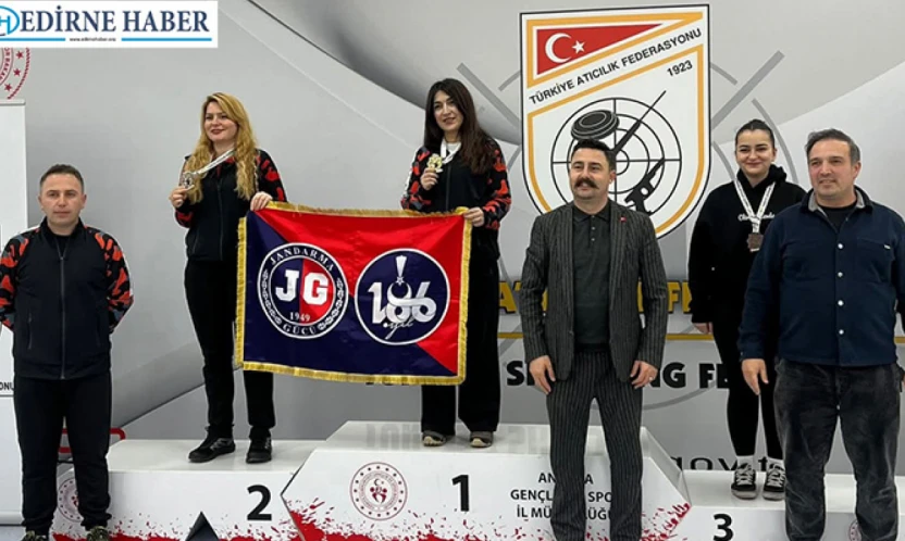 Edirneli Jandarma Personeli'nden Ankara'da şampiyonluk