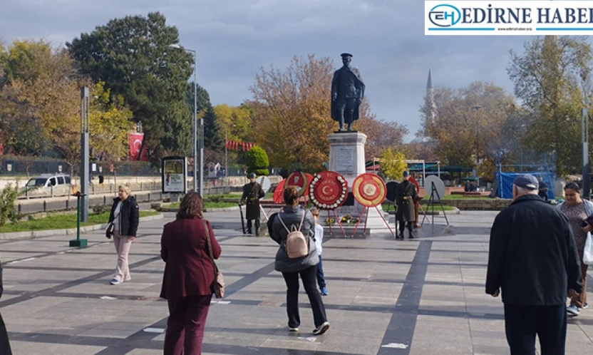 Edirneliler Ata'sını saygı ve özlemle andı