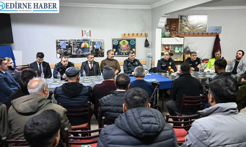 Emniyet Müdürü Ayhan, Yıldırım Hacısarraf Mahallesi sakinleriyle bir araya geldi