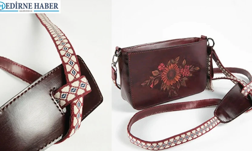 Geleneksel motifler deri tasarımlarda yaşatılıyor
