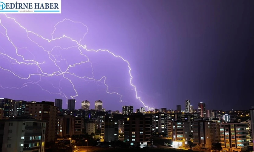 Gök gürültülü sağanak uyarısı