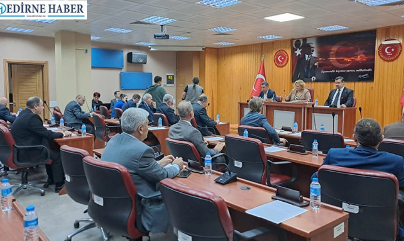 İl Genel Meclisi Toplantı başlıkları Enez'in İmar Sorunları ve TMO Alımları