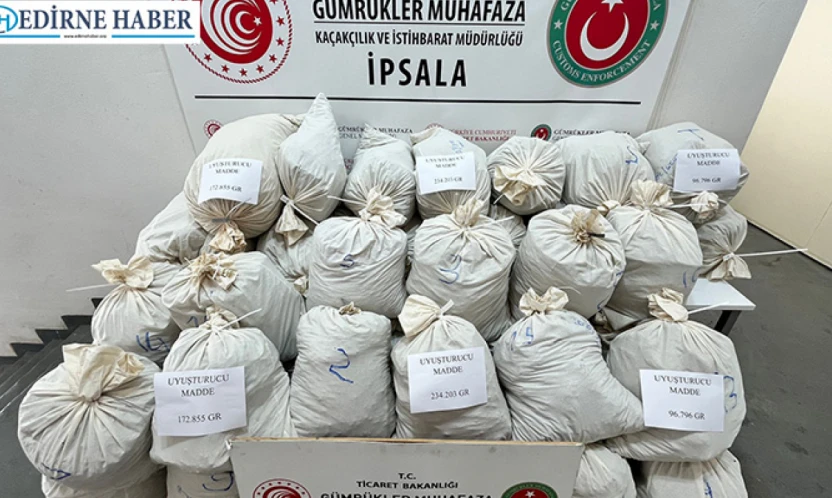 İpsala Gümrük Kapısı'nda narkotik darbesi