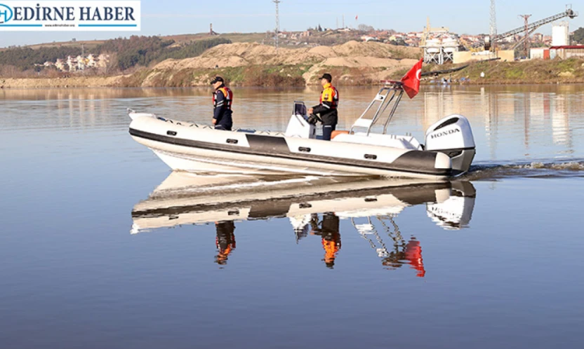 Meriç Nehri'nde jandarma güvenlik botu göreve başladı