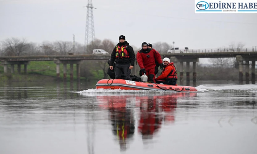 Meriç Nehri'nde kaybolan genç için seferberlik
