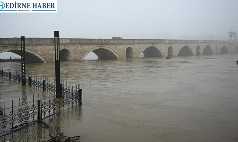Meriç Nehri'nin debisi düşüşe geçti