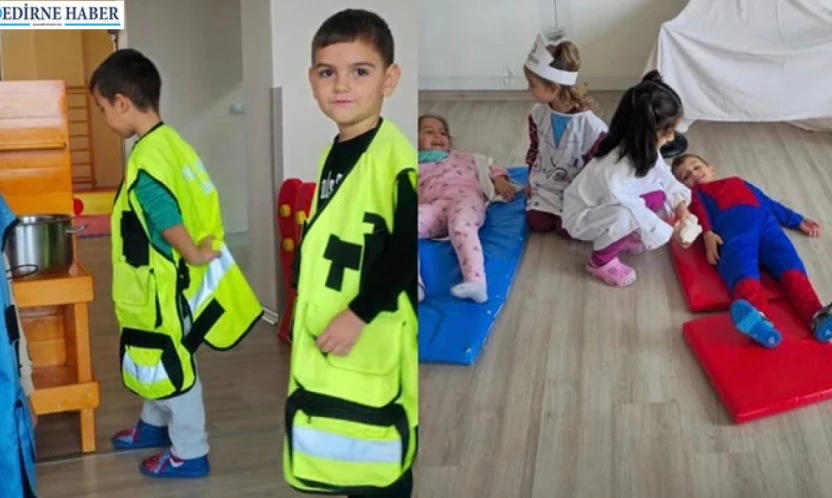 Minikler Kızılay Haftası'nı kutladı