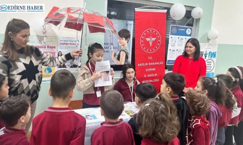 Miniklere sağlık bilinci aşılandı