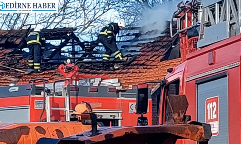 Müstakil evde çıkan yangın söndürüldü