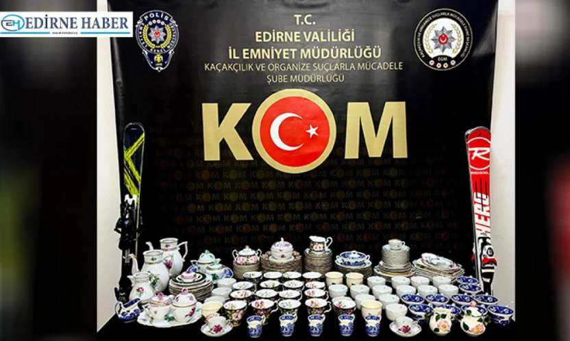 Polis ekiplerinden Kapıkule'de dikkat çeken operasyon