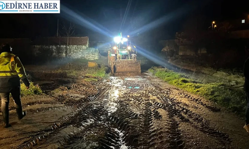 Sağanak sonrası taşkınlar incelendi