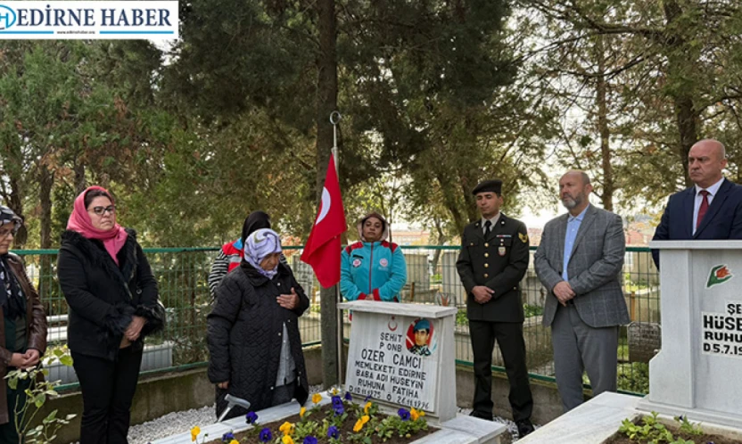 Şehit Özer Camcı vefatının 29'uncu yılında unutulmadı