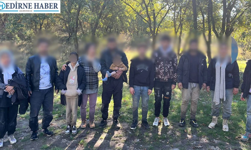 Sınır denetiminde 23 göçmen ele geçirildi
