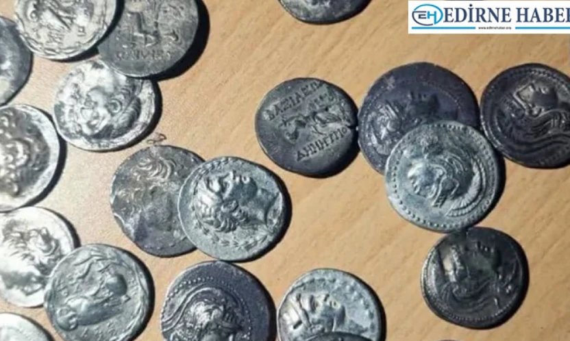 Sınır kapısında tarihi sikke operasyonu