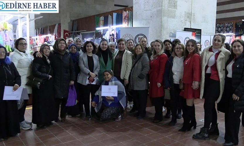 SODAM sergisi açıldı, kursiyerler sertifikalarını aldı