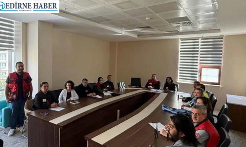 Sultan 1. Murat Devlet Hastanesi'nde yangın tatbikatı gerçekleştirildi