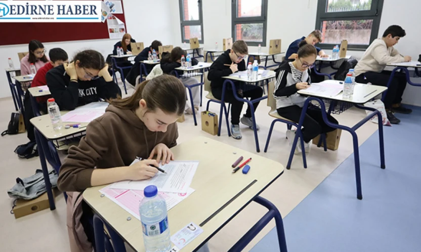 TED Edirne'de 400 öğrenci burs için ter döktü