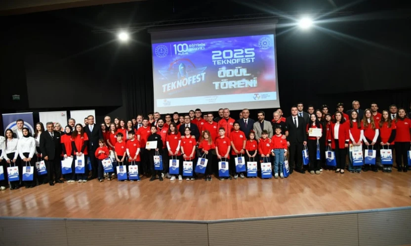 TEKNOFEST 2025 başarısı Çerkezköy'de ödüllendirildi