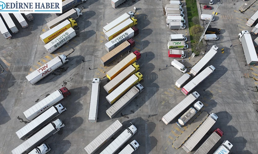Tır Trafiği Edirne'nin Diğer Kapılarına Kaydı