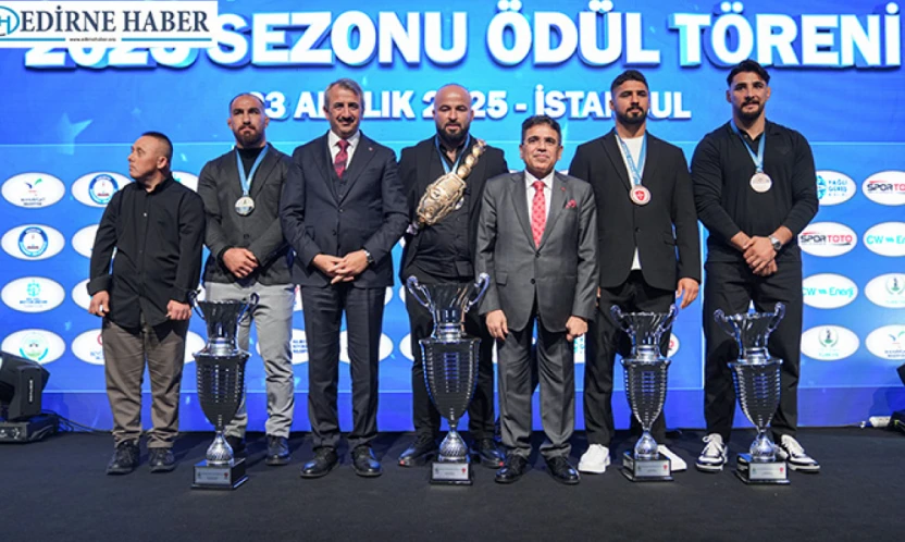 Yağlı güreşin yıldızlarına ödül