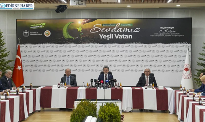 Yumaklı: 'Bir yılda 1,5 milyon fidan dikeceğiz'